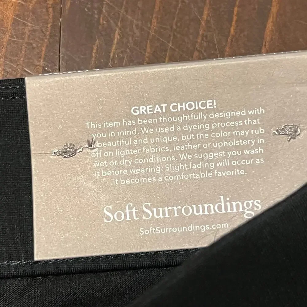 New with tags Soft Surroundings Pull-On Slim Ankle Pants – Size Large L lg - Picture 6 of 10